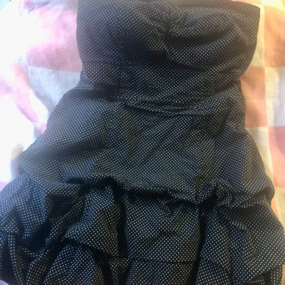 Polkadot classic Dress with sweetheart neckline and ruching stretchy - Picture 4 of 6